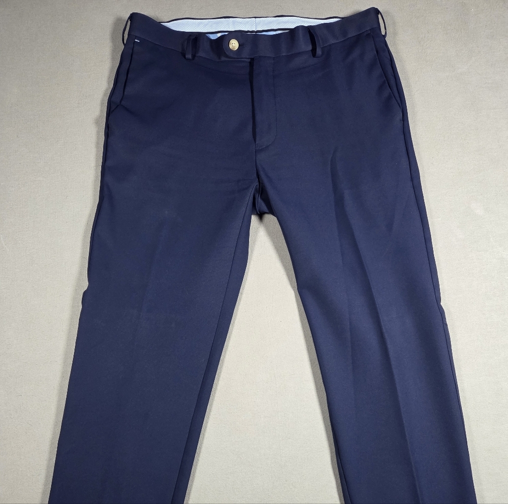 Peter Millar Classic Navy Tour Fit Dress Pants Size 33x30